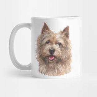 Norwich Terrier Watercolor Art Mug